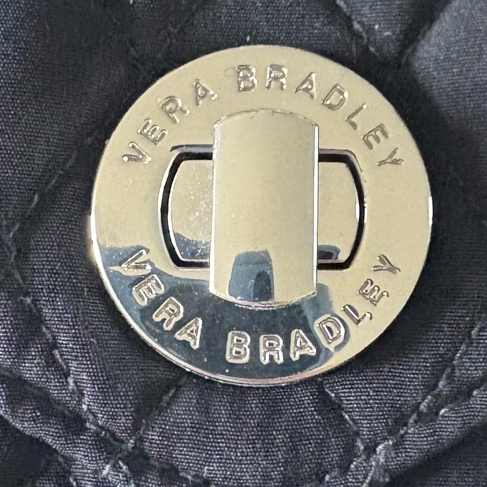 Vera Bradley Black Clutch Wristlet - Picture 2 of 5